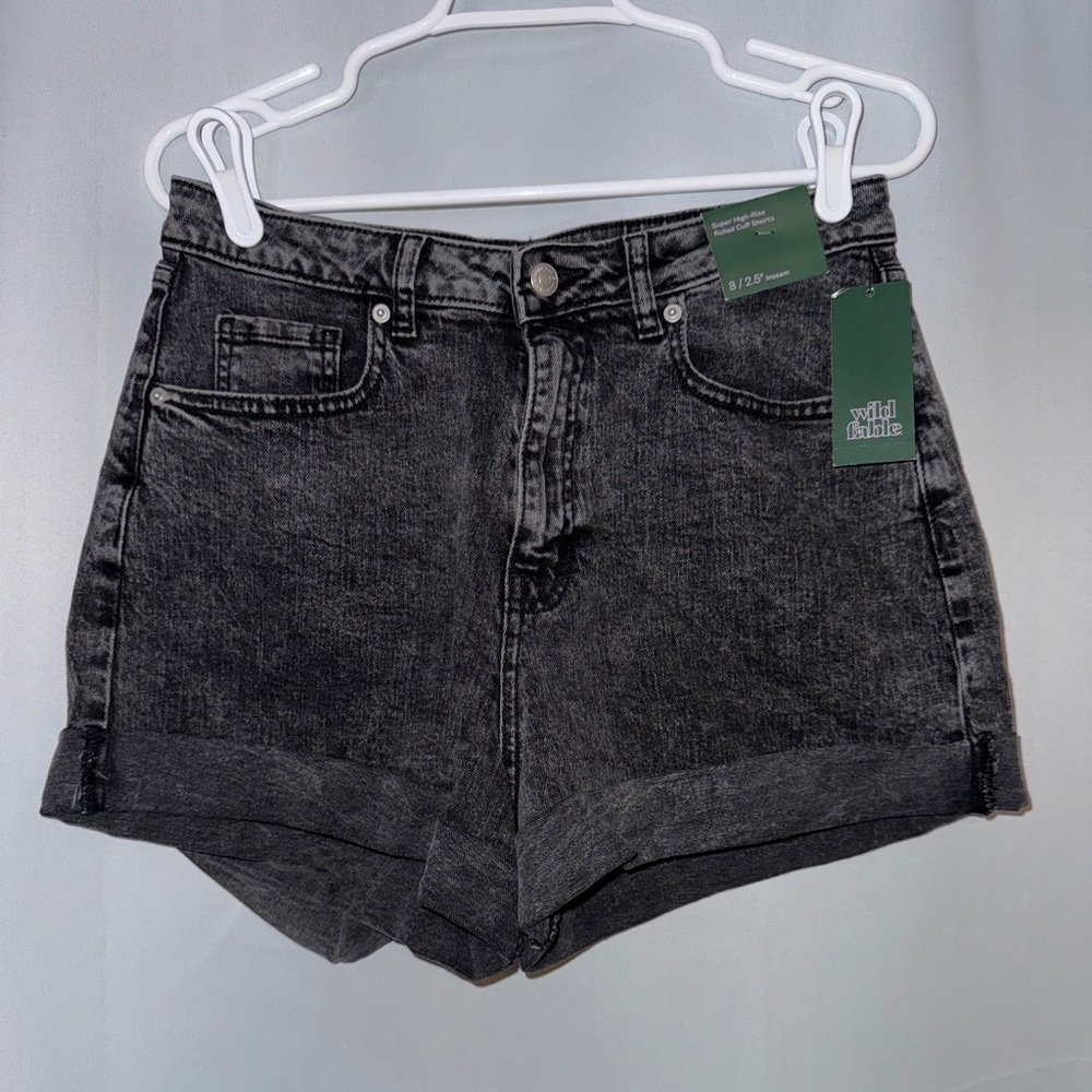 size 8 target mom shorts